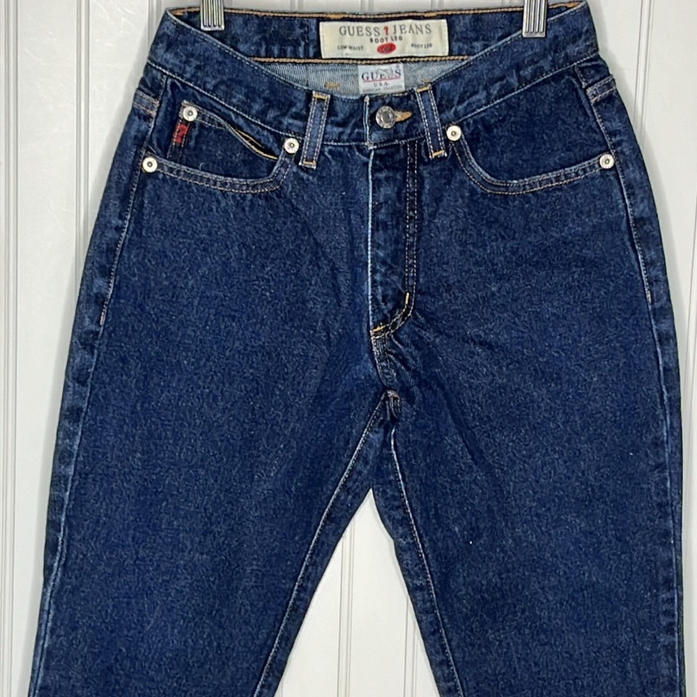 Guess Bootleg Low Waist 100% Cotton Jeans Size 26